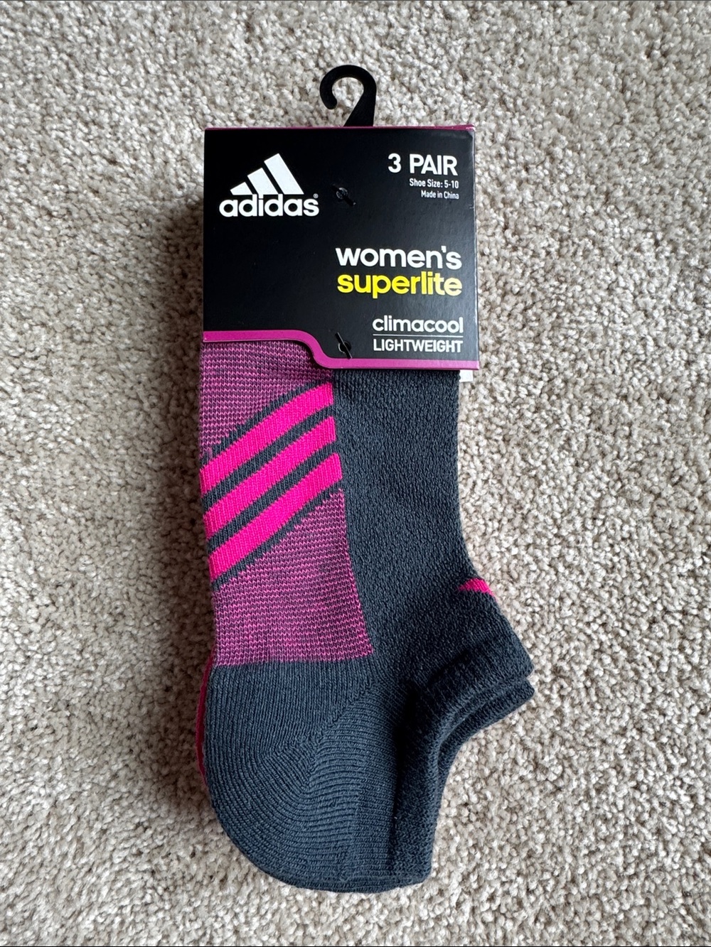 adidas Women's Superlite Athletic Socks - 3-pack